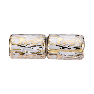 Electroplate Glass Beads EGLA-Q137-01A-D02-1