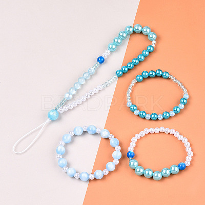 DIY 24 Style Acrylic & Resin Beads Jewelry Making Finding Kit DIY-NB0012-01F-1