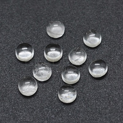 Natural Quartz Crystal Cabochons G-O175-23-08-1