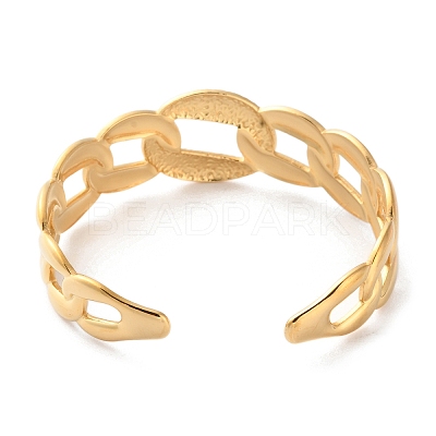 304 Stainless Steel Cuff Bangles for Women LS-BJEW-K263-05G-15-1