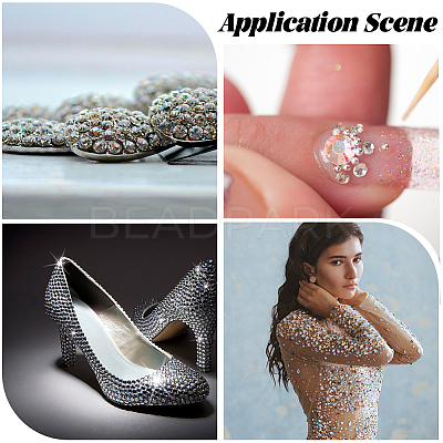 950Pcs Resin Rhinestone Cabochons CRES-WH20004-03A-1