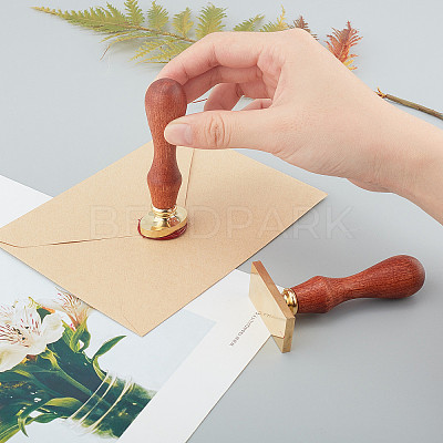 Wax Seal Stamp Set AJEW-WH0214-084-1