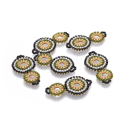 MIYUKI & TOHO Handmade Japanese Seed Beads Links SEED-A027-G08-1
