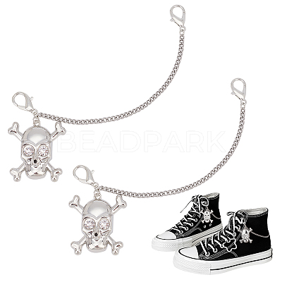 Zinc Alloy Shoe Curb Chains FIND-PH0007-38A-1