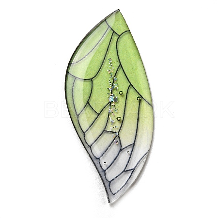 Transparent Epoxy Resin Cabochons CRES-A053-16B-1