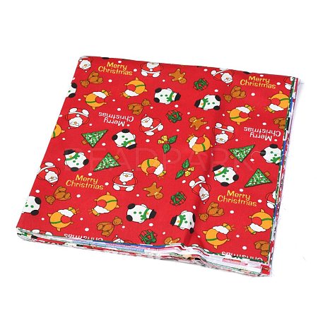 Cotton Fabric Christmas Fabric Bundles DIY-O010-03B-02-1