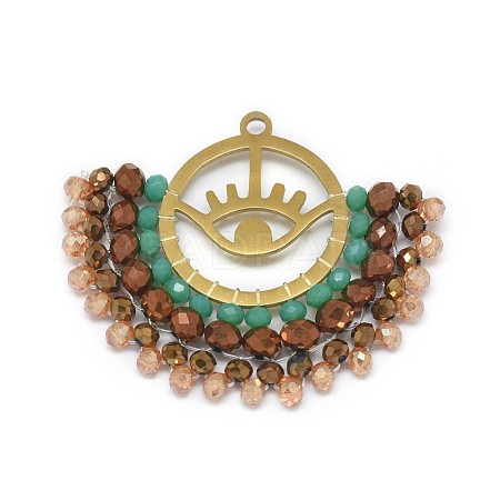 Handmade Woven Pendants GLAA-F102-L01-1