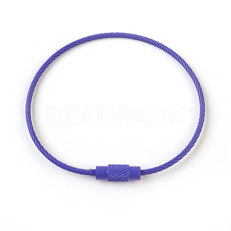 Steel Wire Bracelet Making MAK-F025-B01-1