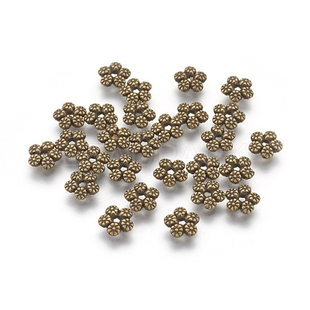 Tibetan Style Alloy Spacer Beads MLF10889Y-NF-1