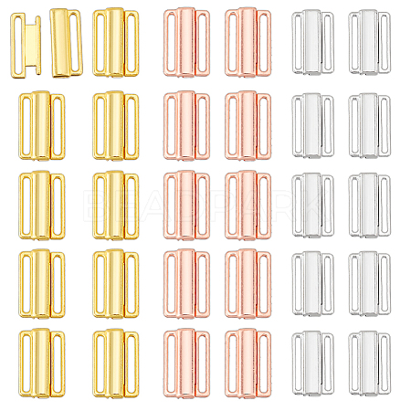30Pcs 3 Styles Alloy Bikini Clips FIND-FH0016-53-1