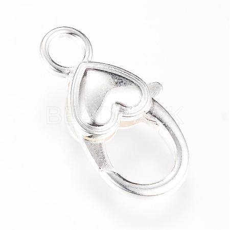 Alloy Lobster Claw Clasps KK-S302-02-1