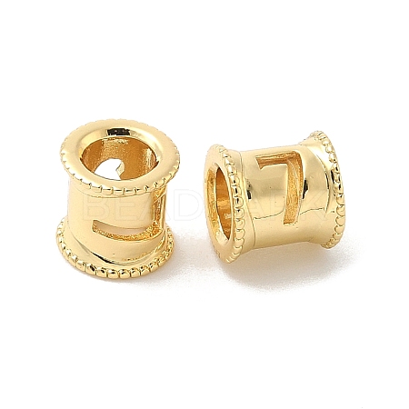 Brass European Beads KK-B166-01G-7-1