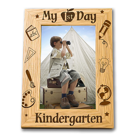 Natural Wood Photo Frames DIY-WH0234-011-1
