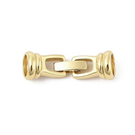 Brass Fold Over Clasps KK-U059-11G-1