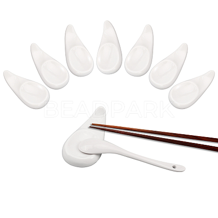 Porcelain Chopsticks Stand AJEW-WH0258-617-1