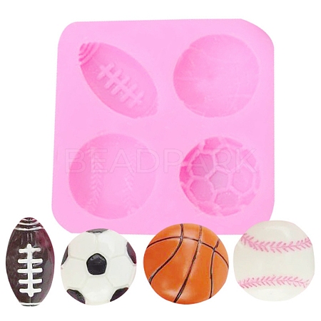 Sport Balls Food Grade Silicone Molds DIY-I041-01-1
