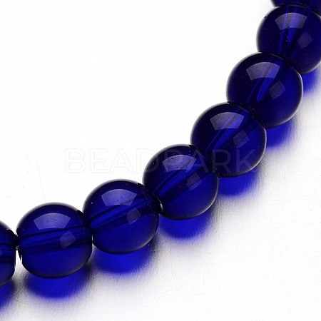Glass Round Bead Strands GLAA-I028-10mm-13-1