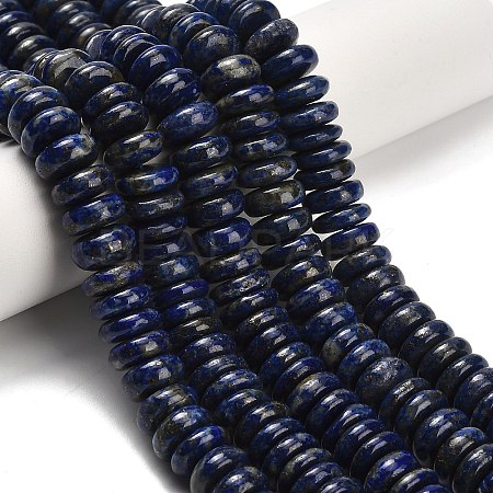 Natural Lapis Lazuli Beads Strands G-H329-B01-6x10mm-1