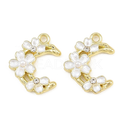 Alloy with Enamel Pendants RB-CBA1FD3-11G-01-1