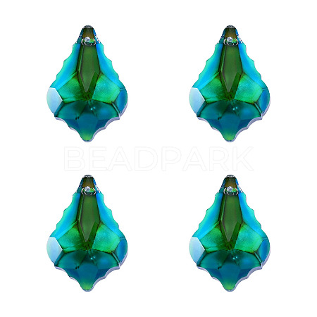 4Pcs Glass Pendants GLAA-TA0004-30-1