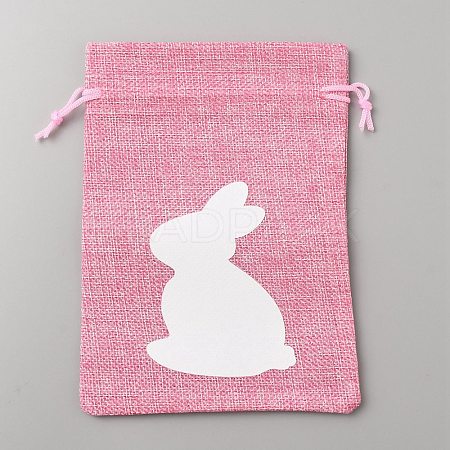 Easter Cloth Storage Pouches ABAG-WH0048-03A-03-1