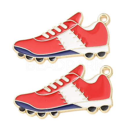 Baseball Alloy Enamel Pendants AL-CBA2679-07F-G02-1