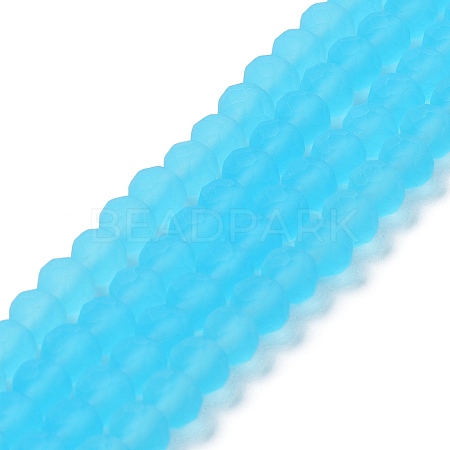 Transparent Glass Beads Strands EGLA-A034-T6mm-MD08-1