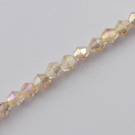 Glass Beads Strands EGLA-S056-2mm-09-1