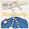 Number 1~10 Wooden Beaded Knitting Row Counter Chains & Charms Locking Stitch Makers DIY-NB0010-23-4