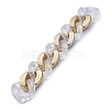 Handmade Acrylic Curb Chains AJEW-JB00629-02-2