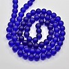 Baking Paint Transparent Glass Bead Strands GLAA-S031-4mm-09-2