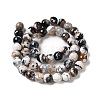 Dyed & Heated Natural Fire Crackle Agate Beads Strands G-P539-C01-02-3