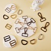 24Pcs 12 Style Iron D Rings FIND-SZ0002-25-4
