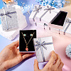 Rectangle Paper Jewelry Set Storage Boxes with Bowknot CON-TAC0014-04G-5