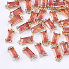 Transparent Glass Charms GLAA-T007-13E-1