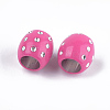 Plating Acrylic Beads PACR-T006-07-2