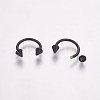 Stainless Steel Nose Septum Rings AJEW-TAC0017-01B-1