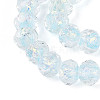 Handmade Foil Lampwork Beads Strands FOIL-T008-09D-3