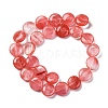 Cherry Quartz Glass Beads Strands G-C159-A02-01-3