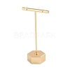 Aluminum Alloy T- Shape Earring Display Stand EDIS-WH0005-07G-A-1