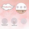 Frosted Natural Rose Quartz Round Beads Strands G-OC0003-57B-2