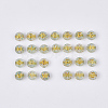 Plating Transparent Acrylic Beads TACR-T008-01A-2