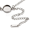 Non-Tarnish 304 Stainless Steel Bracelet Making SA-CBAFBB7-02P-A-3