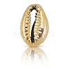 100Pcs Electroplated Natural Cowrie Shell Beads BSHE-LT0001-05A-6