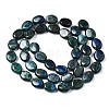 Natural Chrysocolla and Lapis Lazuli Beads Strands G-N330-031-2