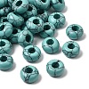 Synthetic Turquoise European Large Hole Beads X-G-Q442-15-1