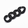 Spray Painted CCB Plastic Linking Rings CCB-R104-05B-01-3