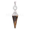 Natural Tiger Eye Pendants PW-WG6405D-01-1