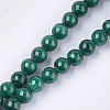 Natural Malachite Beads Strands X-G-S333-6mm-028-1