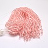 Imitate Austrian Crystal Bicone Glass Beads Strands GLAA-F029-6x6mm-15-3